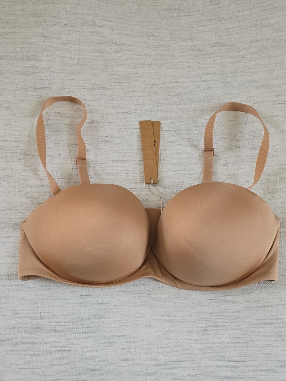 SKIMS Ultimate Push Up Strapless Bra Size:36C Clay